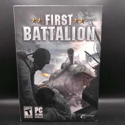First Battalion (Windows PC, 2006) CIB Boxed VG 3 Disc W/Manual - Image 1 of 4