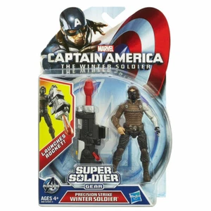 Hasbro Marvel Captain America Super Soldier - Winter Soldier action figure 10 cm - Foto 1 di 2