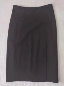 Liverpool Jeans Co Skirt Womens Size 0 Dark Chocolate Pencil Pull On Spandex NWT - Picture 1 of 9