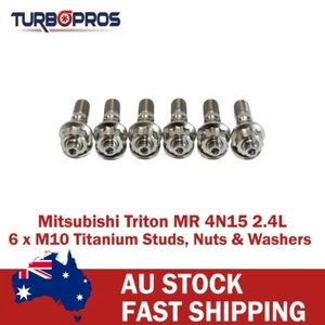 Titanium Turbo Charger Stud Kit For Mitsubishi Triton MR 4N15 2.4L - Picture 1 of 4