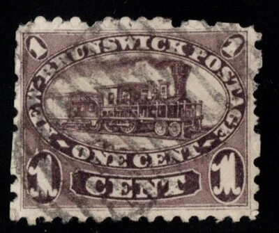 #6a New-Brunswick Canada used well centered cv $90 - Image 1 of 2