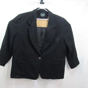 Blazer chaqueta para mujer Harve Benard Holtzman talla 2x blazer de lana negro - Imagen 1 de 7
