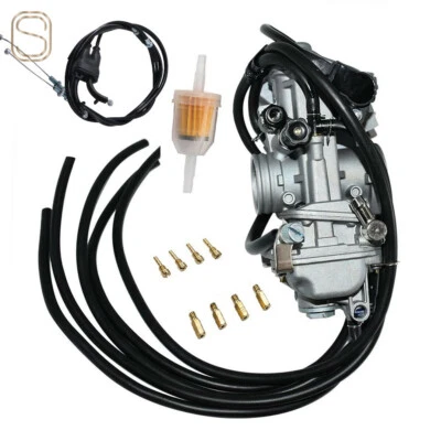 Carburetor with Throttle Cable For Honda CRF150R CRF150RB CRF150 2007 2008 2009 - Image 1 of 4