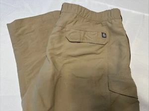 North Face Wanderhose Herren XL Khaki Convertible Zip Shorts Gummibund Cargo - Bild 1 von 13