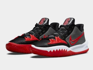 NEW Nike Kyrie Low 4 TB Men's Size 10.5 Black/White/University Red DA7803-002 - Picture 1 of 6