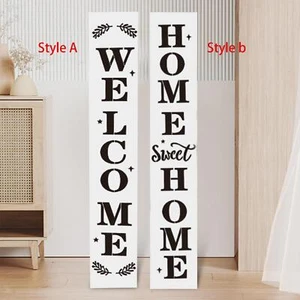 3x Painting Template, Drawing Stencils Decorative Reusable Welcome Sign - Picture 1 of 7