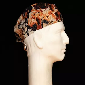 Dogs Theme Scrub Hat - Picture 1 of 1
