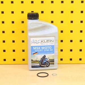 Oelwechselset o-Ring Junta Aceite Msk 10w40 para Honda Nsc 50R Visión Desde 12 - Imagen 1 de 2