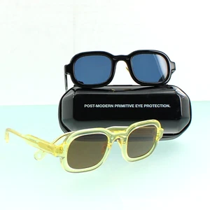 Brain Dead Sunglasses, Newman Post Modern Primitive Eye Protection, $175 - Picture 1 of 14