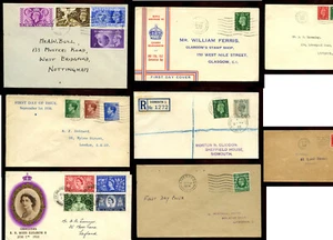 GB FRÜHE ERSTE TAG COVER 1934-1953 - Bild 1 von 20