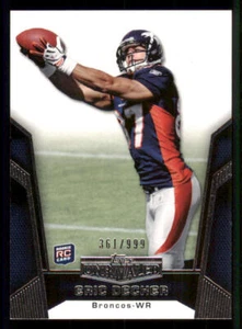 2010 Topps Unrivaled #110 Eric Decker RC /999 - Picture 1 of 2