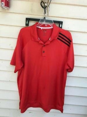 ADIDAS GOLF HOMBRE ROJO NEGRO MANGA CORTA POLO GRANDE CLIMACOOL Foto 1 de 4