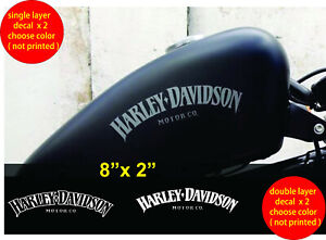 Harley Davidson gas tank STICKER TANK logo Decal motorcycle tank decal  emblem