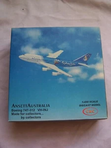 ANSETT AUSTRALIA BOEING 747-312 1:400 MODELO DE ESCRITORIO SYDNEY 2000 - Imagen 1 de 2