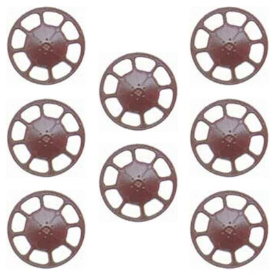 NEW Kadee Modern Brake Wheel Boxcar Red (8) Freight Car Detail Parts HO Scale - Image 1 of 2