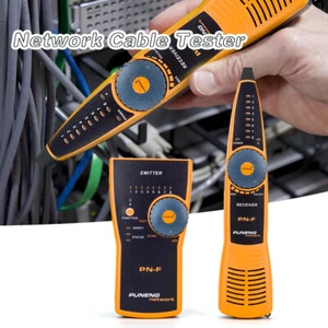 PN-F Network Monitoring Cable Tester Wire Fault Locator RJ45-RJ11 Cable Checker - Picture 1 of 11