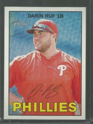 2016 Topps Heritage #47 Darin Ruf NM-MT Phillies - Image 1 of 2
