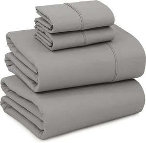 1800 Series 4 Piece Microfiber Bed Sheet Set Ultra Soft Hotel Deep Pocket Sheets - Picture 1 of 174