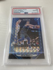 2018-19 Panini Prizm Mosaic Blue #68 Luka Doncic Rookie SSP PSA 10 RC Pop 37