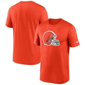 Men's Nike Cleveland Browns Legend Logo Performance Dri-Fit Tee - Orange Medium - Picture 1 of 3