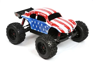 Custom Buggy Body American Flag for ARRMA Outcast Notorious 1/8 Car Cover Shell - Picture 1 of 8