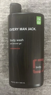 Every Man Jack Body Wash and Shower Gel, Cedarwood, 16.9 fl oz (500 ml) - Image 1 of 4
