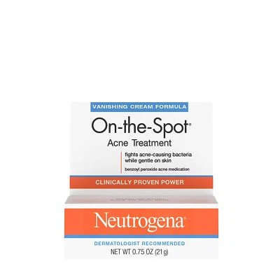 Gel de tratamiento del acné en el lugar con peróxido de benzoilo - Medicamento suave para el acné facial... Foto 1 de 4