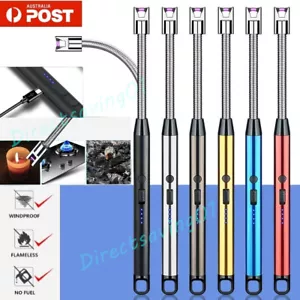 Electric Rechargeable Flameless USB Lighter Candle BBQ Windproof Kitchen Tool - Picture 1 of 7
