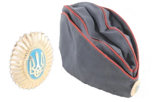 altes Schiffchen Mütze Hut Kopfbedeckung mit Abzeichen  - Picture 1 of 10