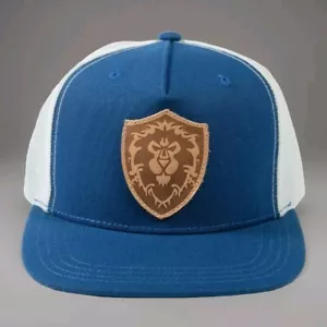 World Of Warcraft Alliance Leather Emblem Snapback JINX New Official Hat Cap - Picture 1 of 4