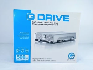 G-Drive 500GB G-Technology Portable External Storage Drive New Open Box - Picture 1 of 6