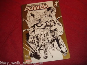 ULTIMATE POWER #1 Sketch Variant Cover Bendis, Land Marvel Comics - Picture 1 of 1