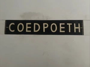 COEDPOETH  - Wrexham June 1978 Bus Blind 30" GIFT FC - Picture 1 of 15