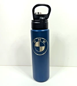 Bicchiere da viaggio BMW isolato in acciaio inox tazza caffè blu logo country club - Foto 1 di 8