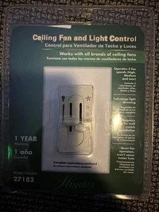 Hunter 3 Geschwindigkeiten Alle Deckenventilator & Lichtsteuerung 3-Draht Wandschalter Dimmbar 27182 - Bild 1 von 1