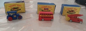 MATCHBOX SERIES A MOKO LESNEY #1, #5 AND #9 WITH BOXES - Picture 1 of 4