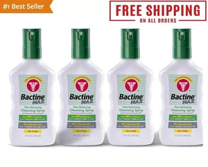 Bactine Max schmerzlinderndes Reinigungsspray 5 Unzen 4er Pack kostenloser Versand USA - Bild 1 von 6