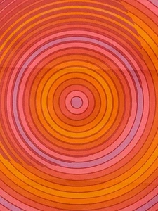 1982 Signed VERNER PANTON Bolero for Mira x vintage fabric Mid Century - Picture 1 of 5