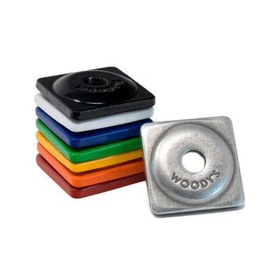 Woodys Square Digger Aluminum Support Plates - 5/16in Blue ASW2-3825-48 - Image 1 of 3