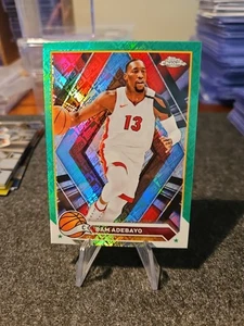 2023-24 Topps Chrome Green Refractor Parallel Bam Adebayo #99 - Picture 1 of 2
