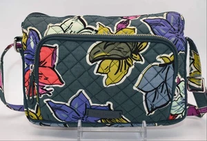 Vera Bradley RFID Little Hipster Umhängetasche im Muster "Falling Flowers" - Bild 1 von 13