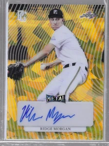 RIDGE MORGAN 2023 Leaf Perfect Game RC XRC Auto 1/1 - Picture 1 of 2