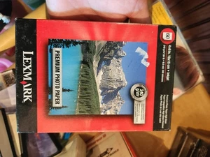 Lexmark Premium Photo Paper 4x6 Inkjet *NEW* Sealed in Box 60 sheets - Afbeelding 1 van 1
