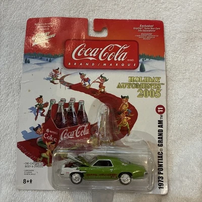 JOHNNY LIGHTING 1973 PONTIAC GRAND AM  2005 HOLIDAY AUTOMENTS COCA COLA BRAND - Image 1 of 4