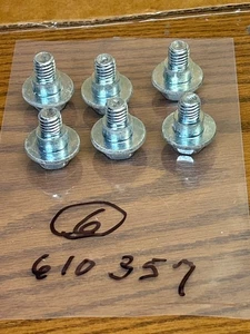 ¡PACK DE 6!!!  Perno de mango de cortacésped comercial NOS OMC Lawn-Boy. Parte 610357 - Imagen 1 de 2