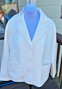 Wynne Layers Cream White Super Soft Jacket, Size 1x, New - Picture 1 of 5