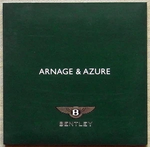 Bentley Arnage & Azure Auto CD Press Pack Media Kit 2008 - Bild 1 von 3