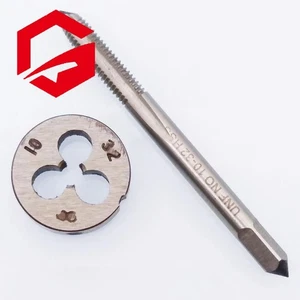 10-32 UNF Tap and Die Set HSS CNC Thread Pitch Tap 10-32 UNF Die Right Hand - Picture 1 of 4