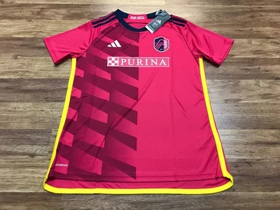 Camiseta de fútbol para hombre L - NUEVA Adidas MLS St. Louis City SC 2023 Home AEROREADY Foto 1 de 4