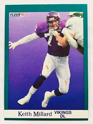 Keith Millard 1991 Fleer #287 - Image 1 of 2